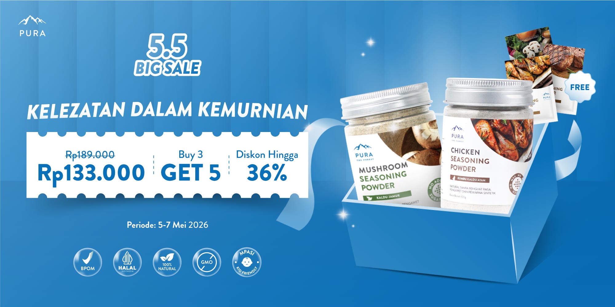 Garam dan Bumbu Sehat dan bergizi untuk anda dan keluarga